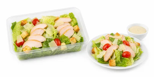 Classic Caesar Salad with Smoked Chicken