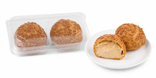 Toffee Cookie Cream Puffs
